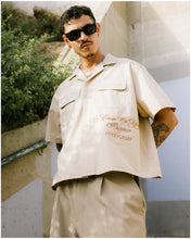 Load image into Gallery viewer, BEOY CROPPED BUTTON-UP SHIRT