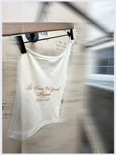 Load image into Gallery viewer, BEOY ONE SHOULDER RIB TANK
