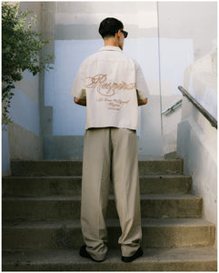 BEOY CROPPED BUTTON-UP SHIRT