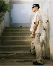Load image into Gallery viewer, BEOY CROPPED BUTTON-UP SHIRT
