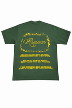 Load image into Gallery viewer, TU ANSIEDAD TE ESTA MINTIENDO GREEN T-SHIRT
