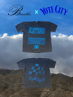 YOTE CITY X BREATHE BY SAL SCATTERED THOUGHTS T-SHIRT
